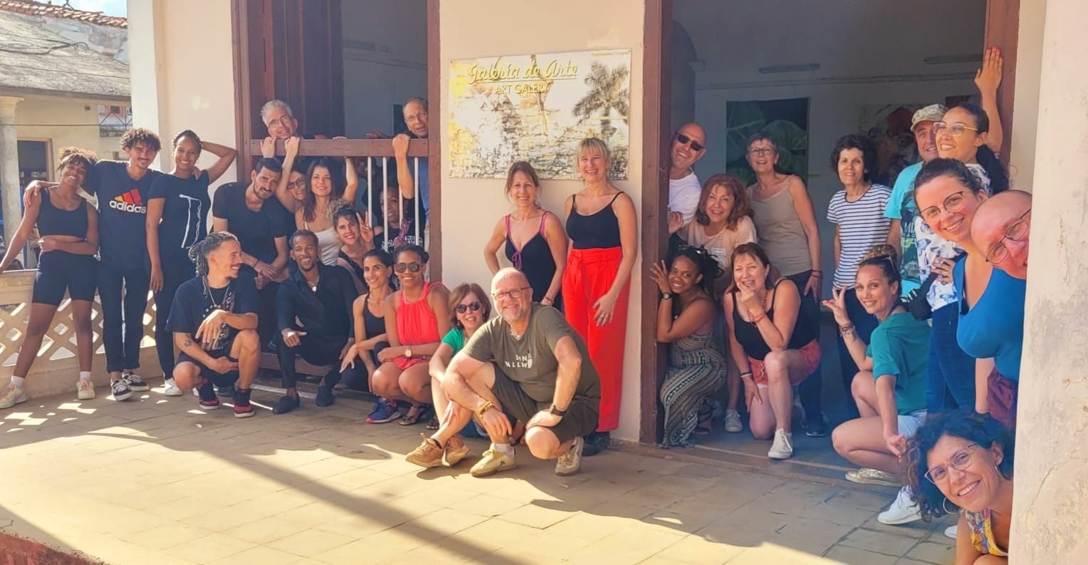 Cours de salsa à Viñales, Cuba