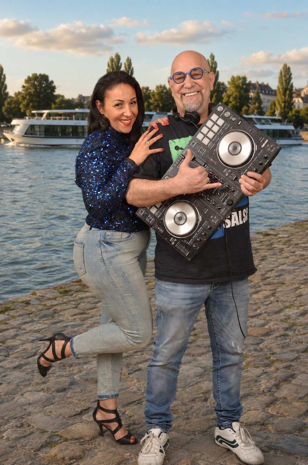 Salha Makhlouf et Julian Teran